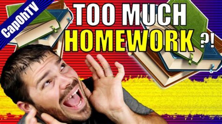 Is 1 hour of homework too much?