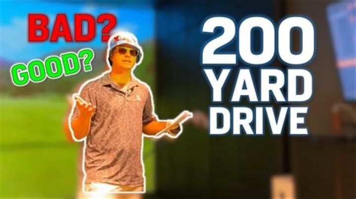 Is 270 yards a good drive?