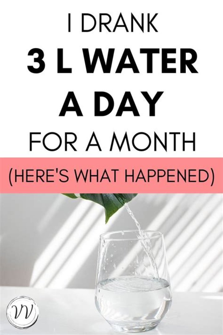 Is 3 liters of water a day enough?