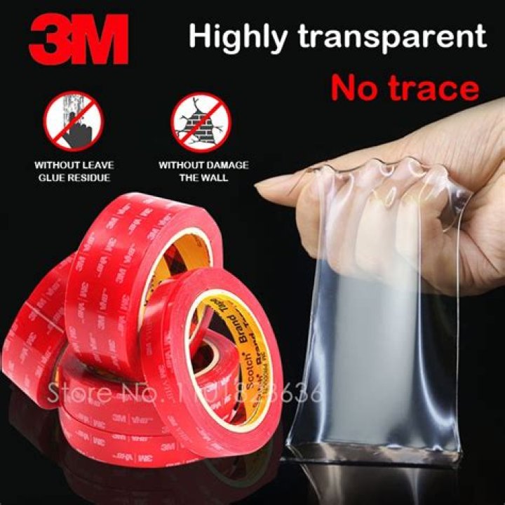 Is 3M double-sided tape waterproof?