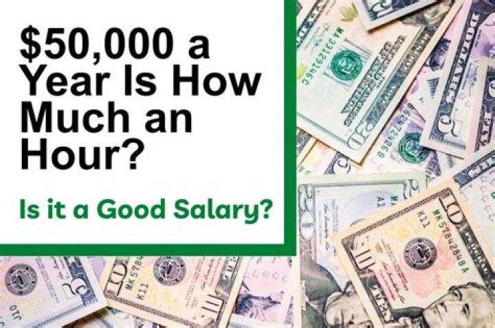 Is $50000 a year good for one person?