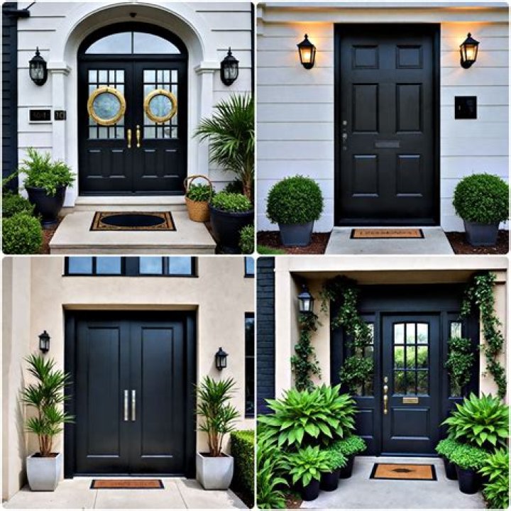Is a black front door good Feng Shui?