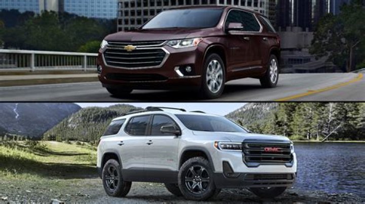 Is a Chevy Traverse larger than a GMC Acadia?