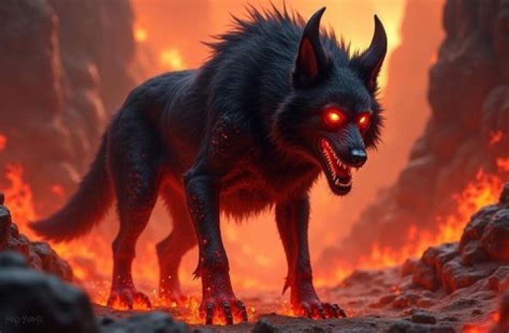 Is a hellhound a wolf?