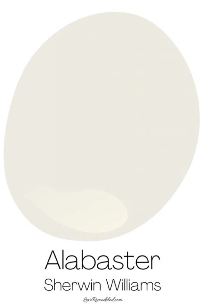 Is Alabaster a bright white?