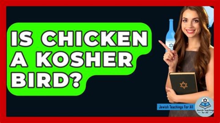 Is chicken a kosher bird?