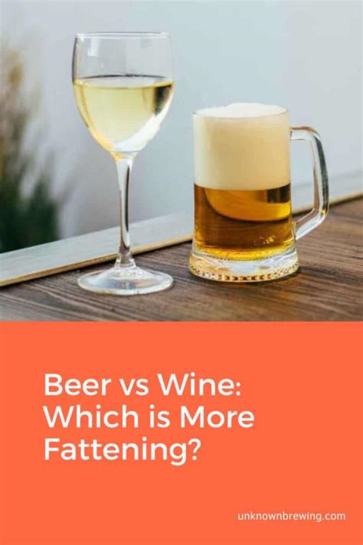 Is cider more fattening than wine?
