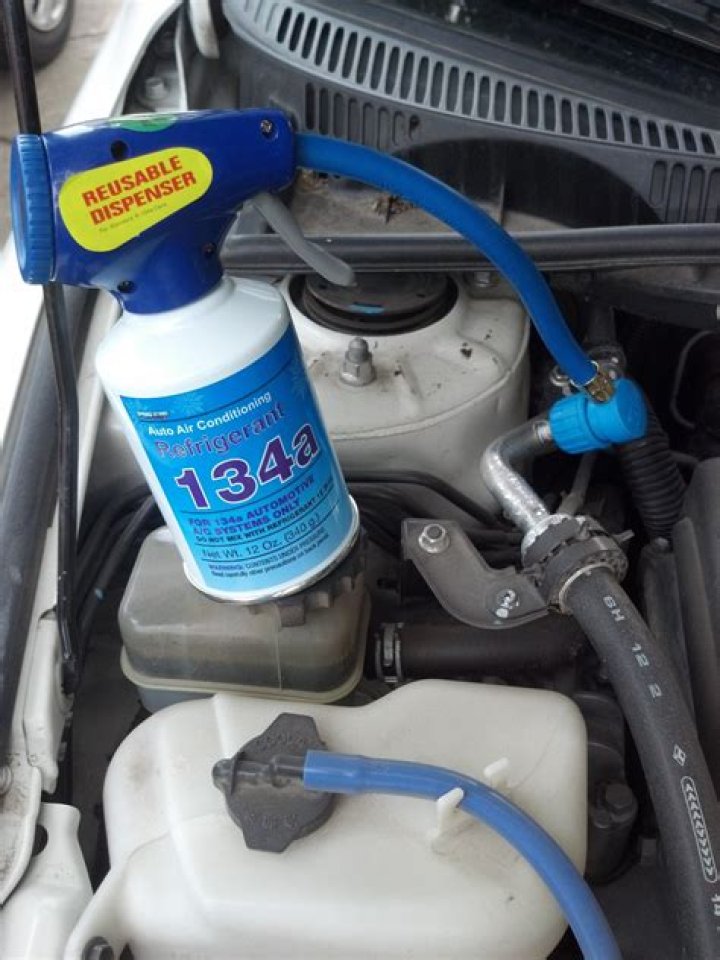 Is coolant used for AC in car?