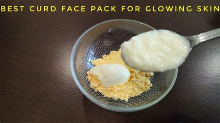 Is curd good for face?