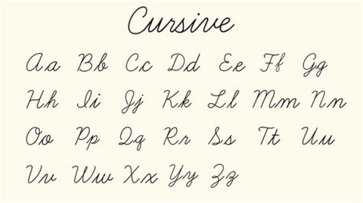 Is cursive easier than print?