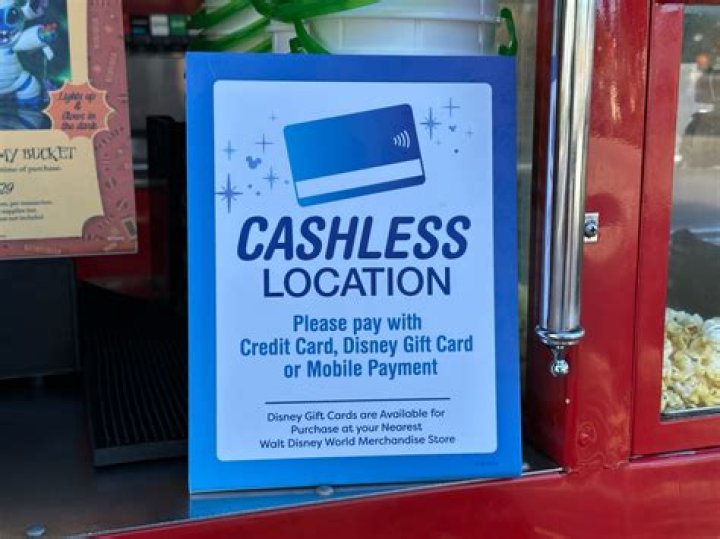 Is Disney cashless?
