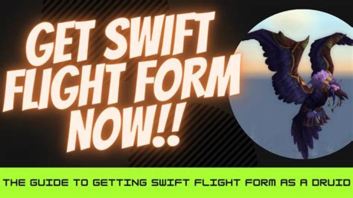 Is Druid Swift Flight form free?