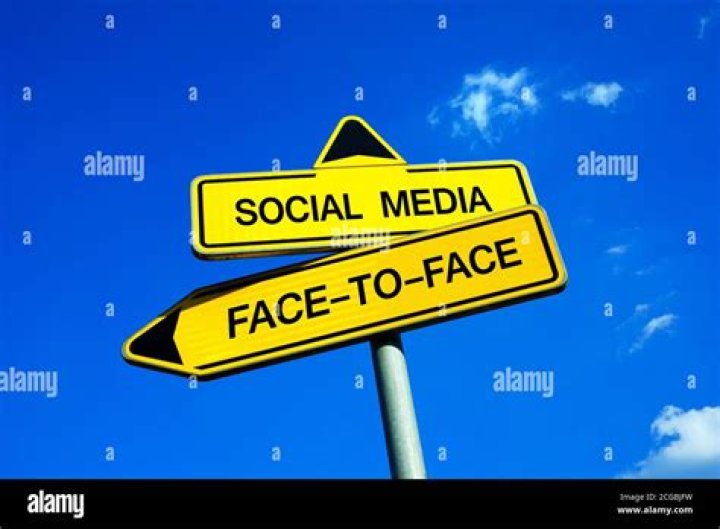 Is face to face communication better than social media?
