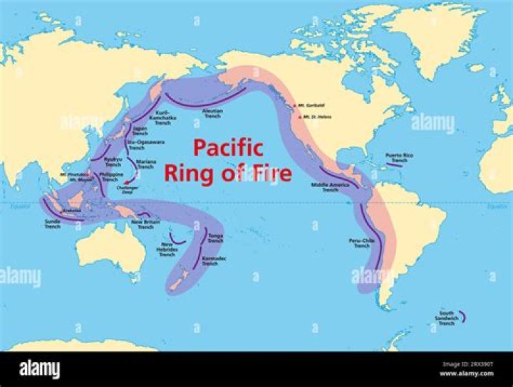 Is Fiji part of the Ring of Fire?