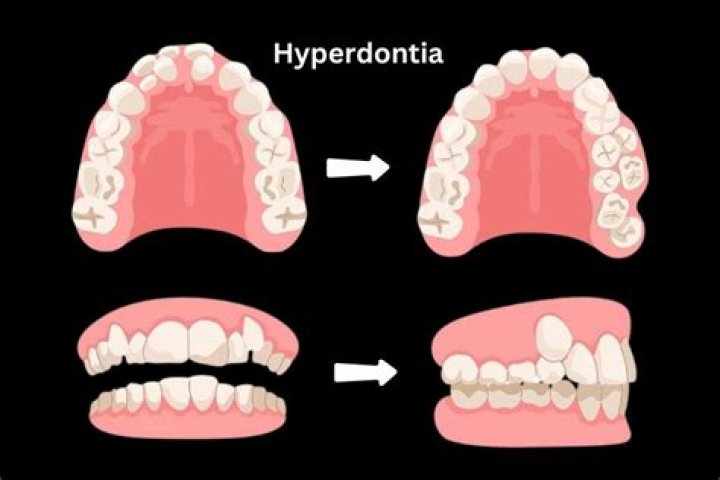 Is hyperdontia common in children?