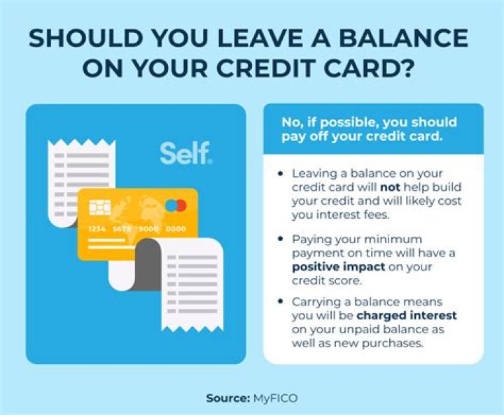 Is it better to pay credit card in full or carry a balance?