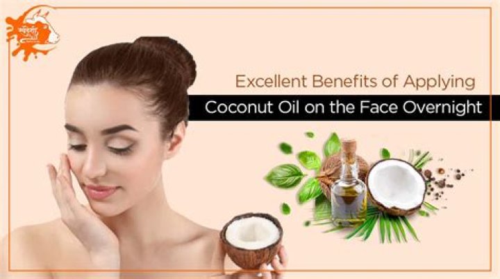 Is it good to leave coconut oil on your face overnight?