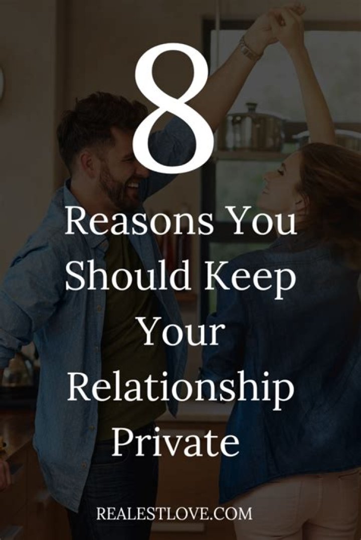 Is it OK to keep your relationship private?