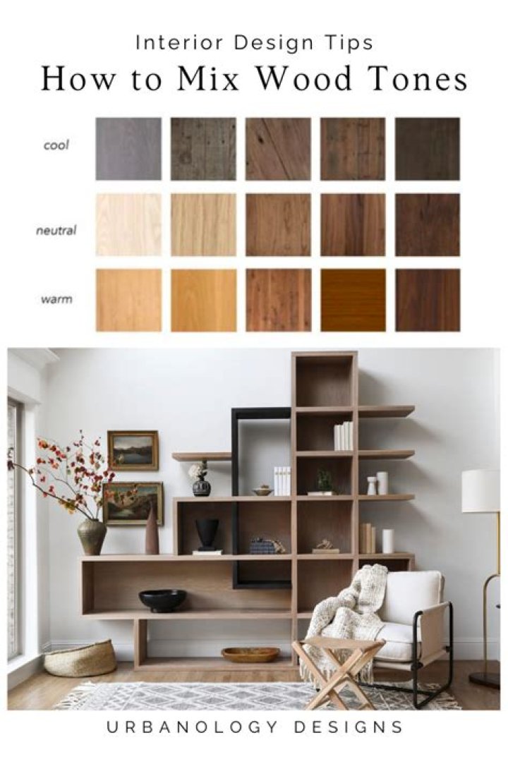 Is it OK to mix woods when decorating?