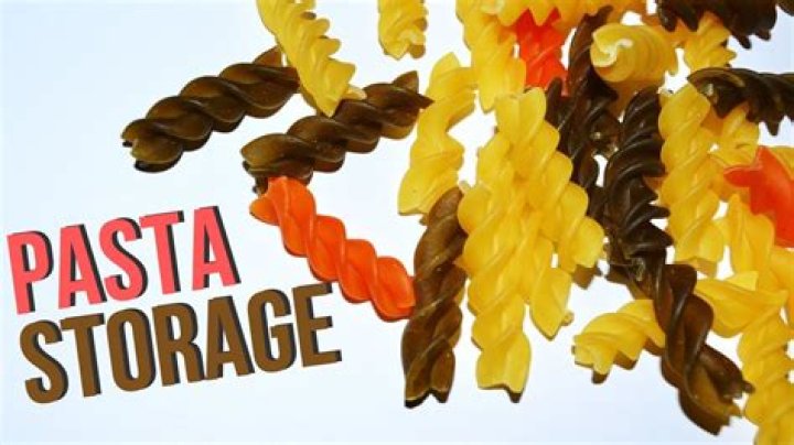Is it OK to store pasta in a garage?