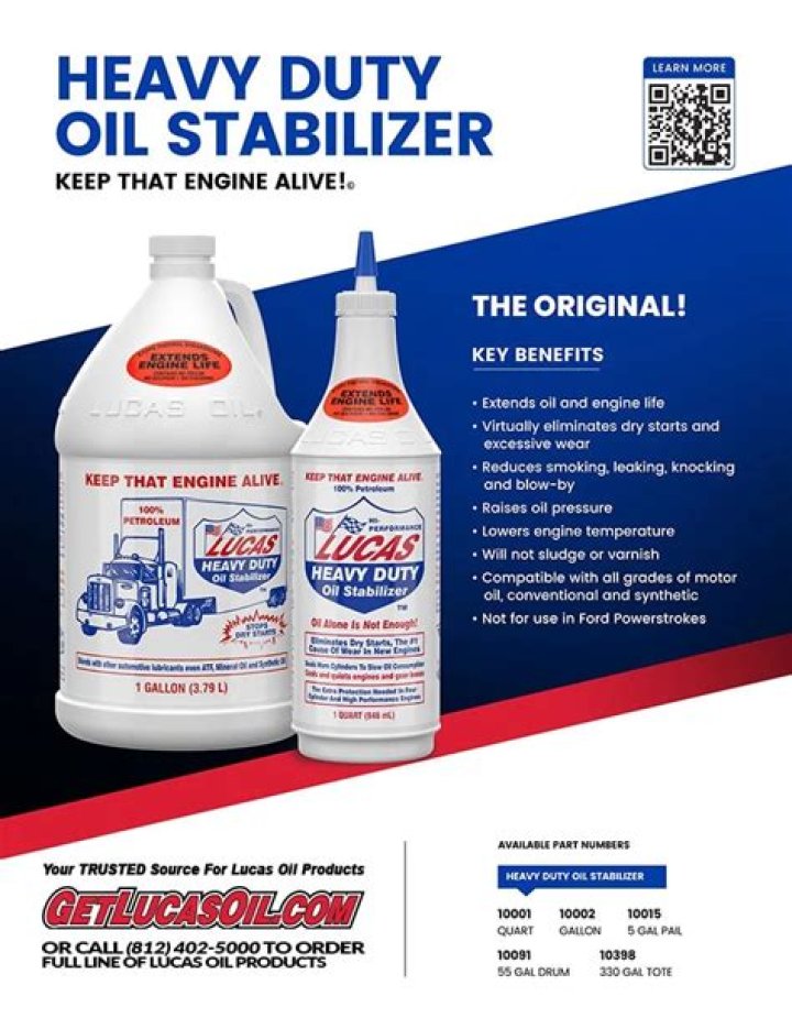 Is it OK to use Lucas Oil Stabilizer?