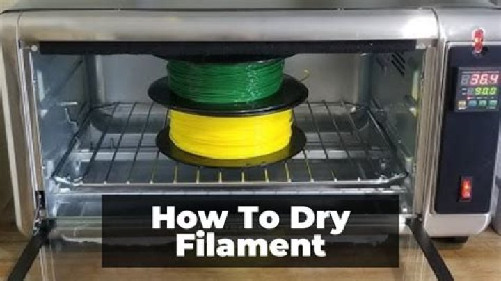Is it safe to dry filament in the oven?