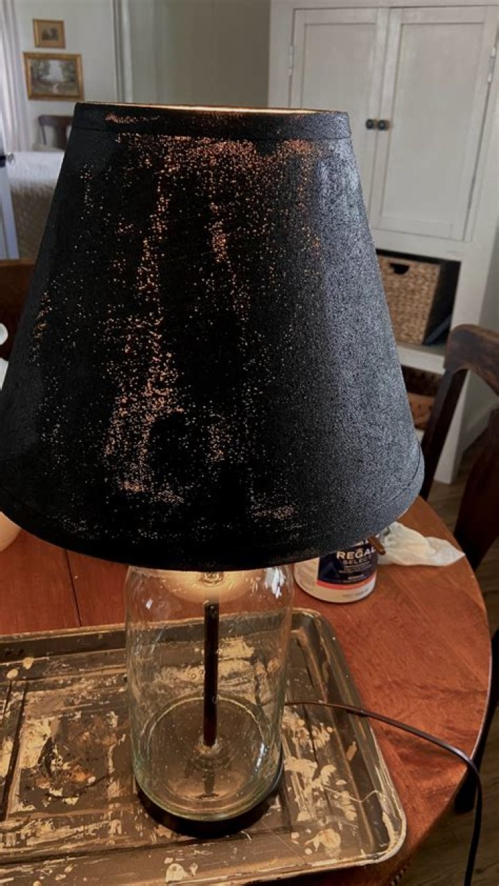 Is it safe to paint lampshade?