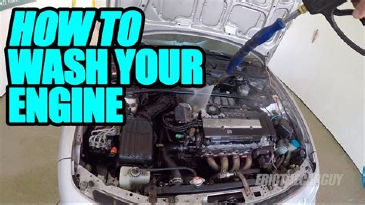 Is it safe to wash your engine bay?
