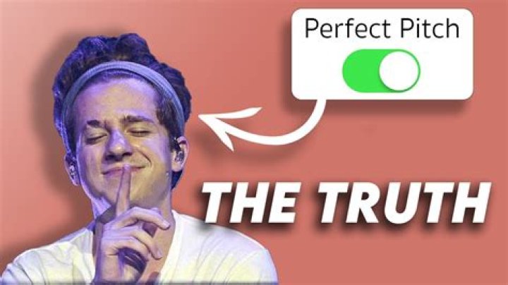 Is it true that Charlie Puth has perfect pitch?