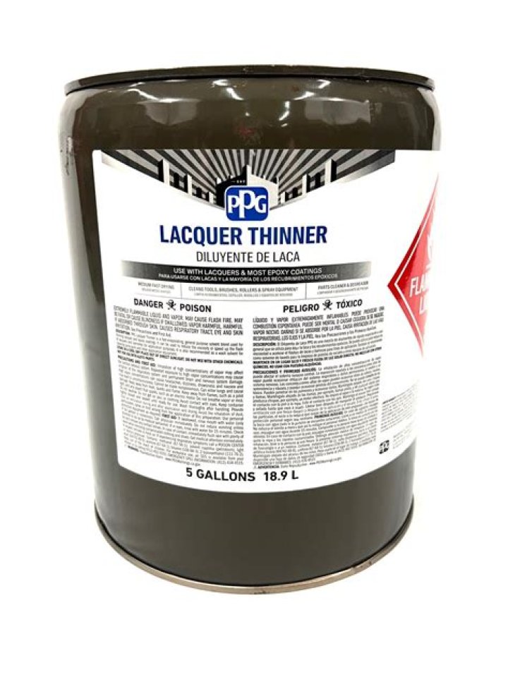 Is lacquer thinner bad for your hands?