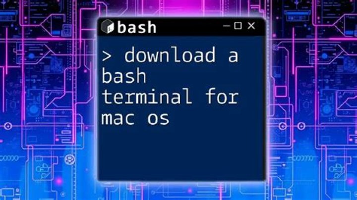 Is Mac terminal bash?