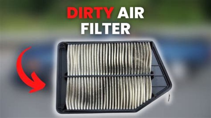 Is my car air filter dirty?