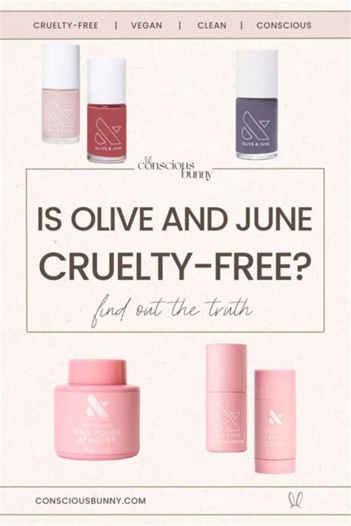 Is Olive and June a clean brand?