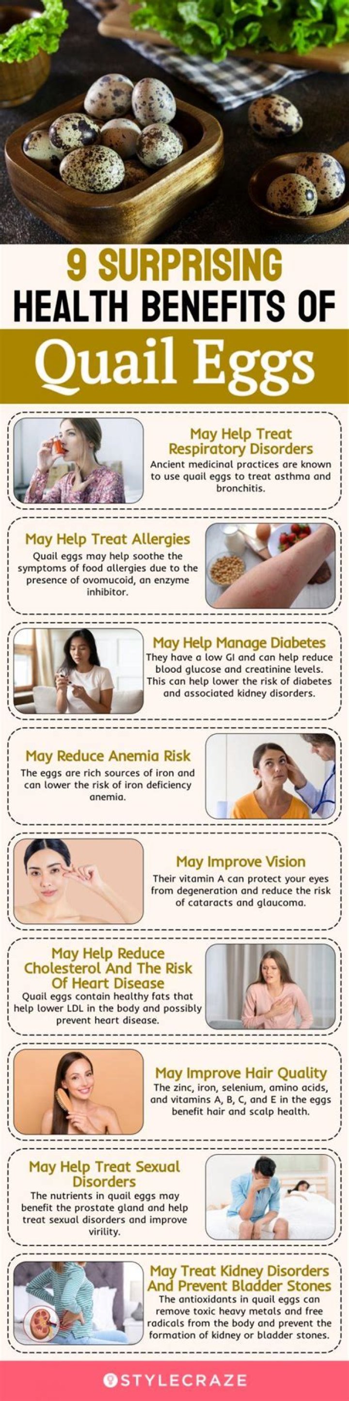 Is quail eggs good for health?