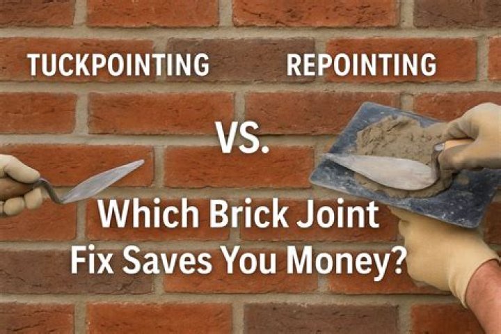 Is repointing cheaper than tuckpointing?