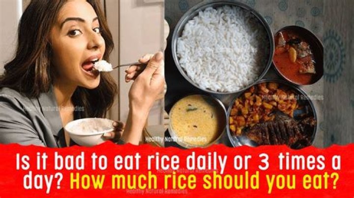 Is rice bad to eat?
