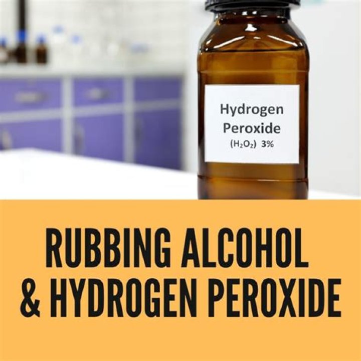 Is rubbing alcohol the same as hydrogen peroxide?