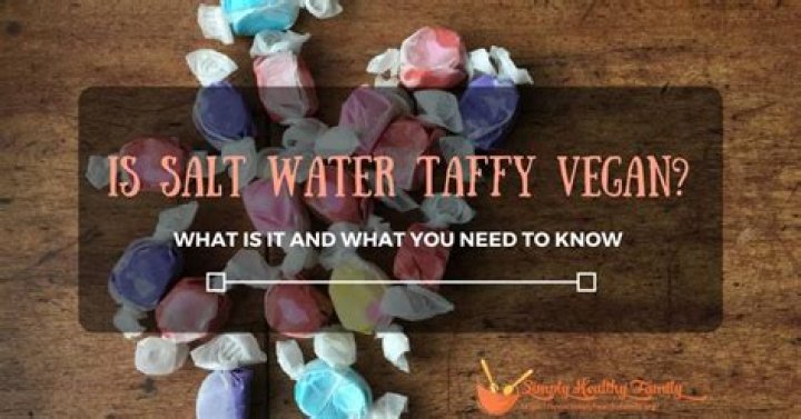 Is Salt Water Taffy vegan?