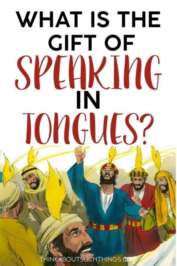Is speaking in tongue a gift?