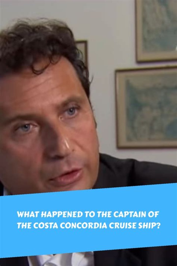 Is the Costa Concordia captain still in jail?