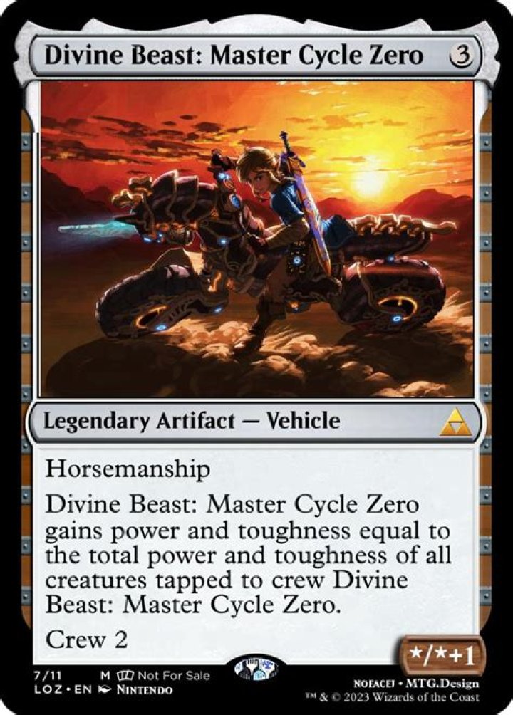 Is the master cycle Link's Divine Beast?