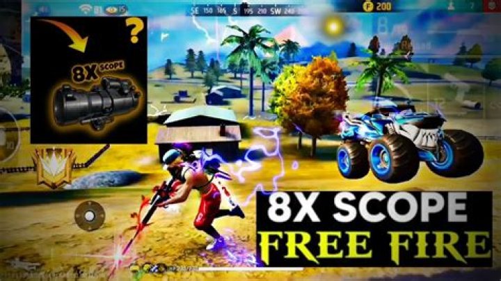 Is there 8x scope in Free Fire?