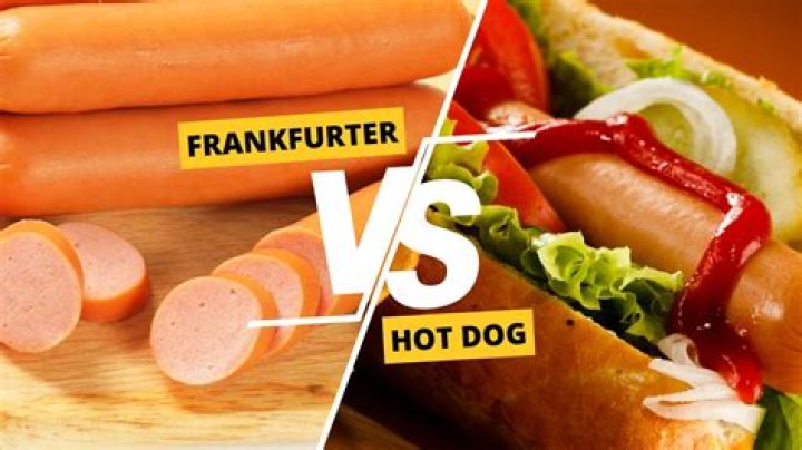 Is there a difference between a frankfurter and a hot dog?