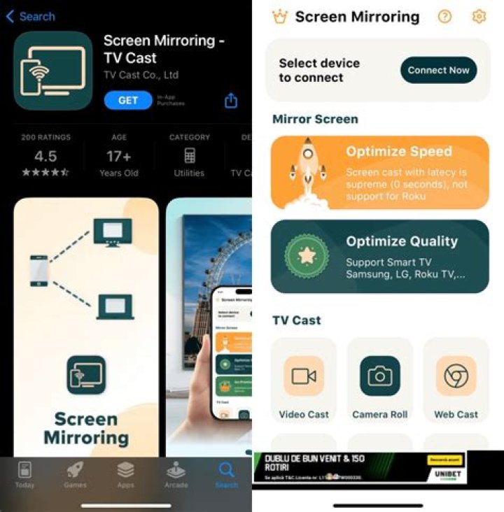 Is there a free mirror app for iPhone?