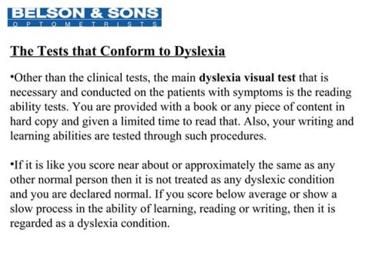 Is there an online test for dyslexia?