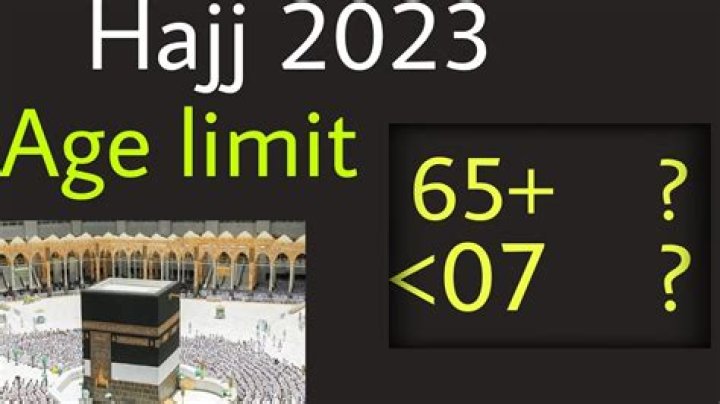 Is there any age limit for Hajj 2022?