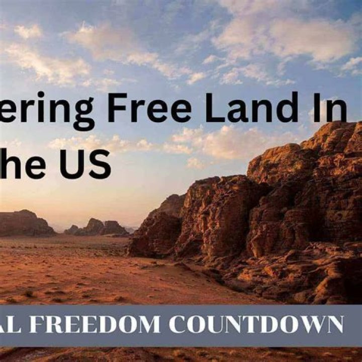 Is there any free land in the US?