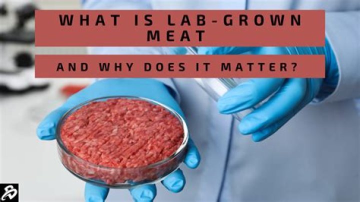 Is there blood in lab-grown meat?