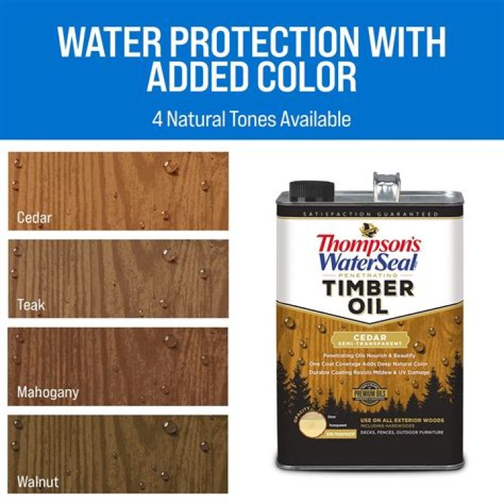 Is Thompson's water Seal oil based or water-based?