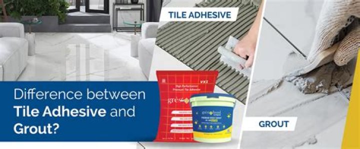 Is tile adhesive the same as grout?
